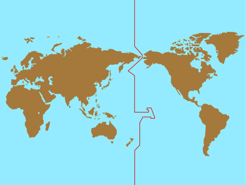 日付変更線とは どこにあるの なぜ曲がっている トレンドピックアップ